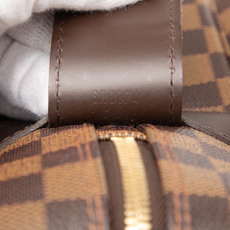 Louis Vuitton Damier Naviglio Brown Leather — view 6