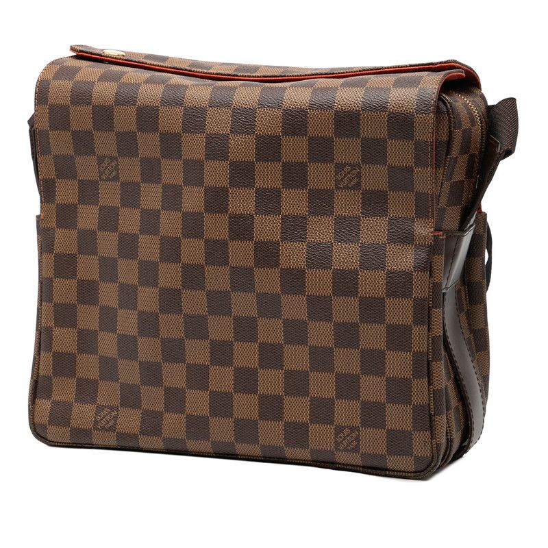 Louis Vuitton Damier Naviglio Brown Leather — view 2