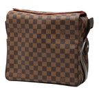 Louis Vuitton Damier Naviglio Brown Leather — view 2
