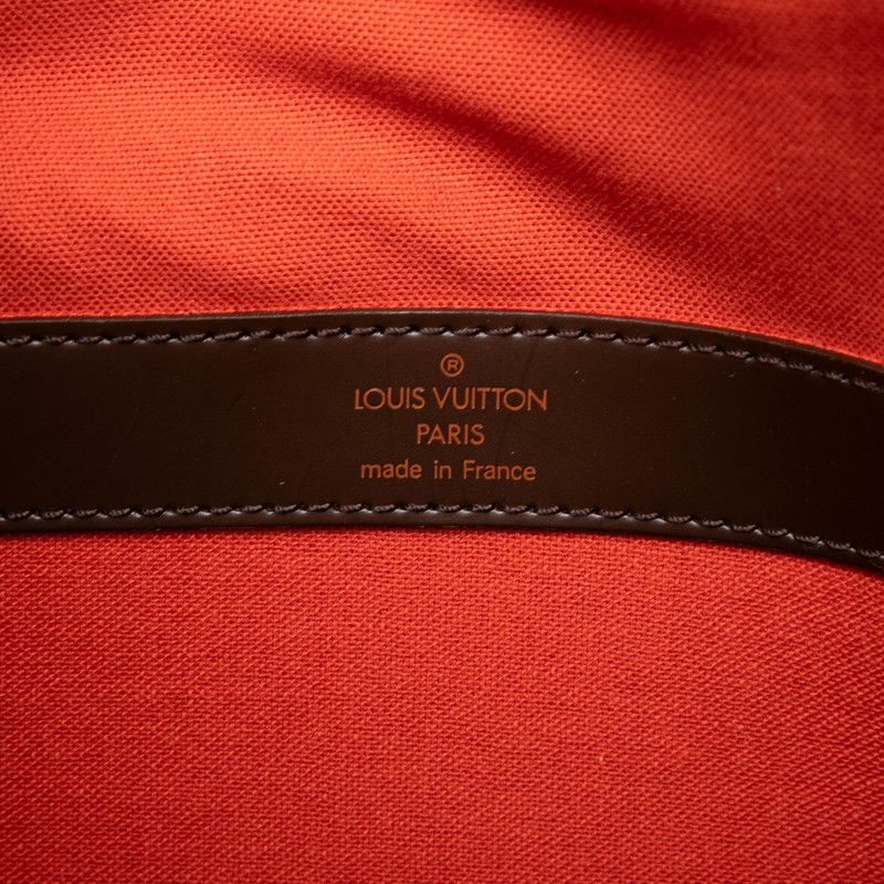 Louis Vuitton Damier Naviglio Brown Leather — view 5