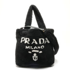 Prada Handbag Shearling Logo 2-Way — view 3