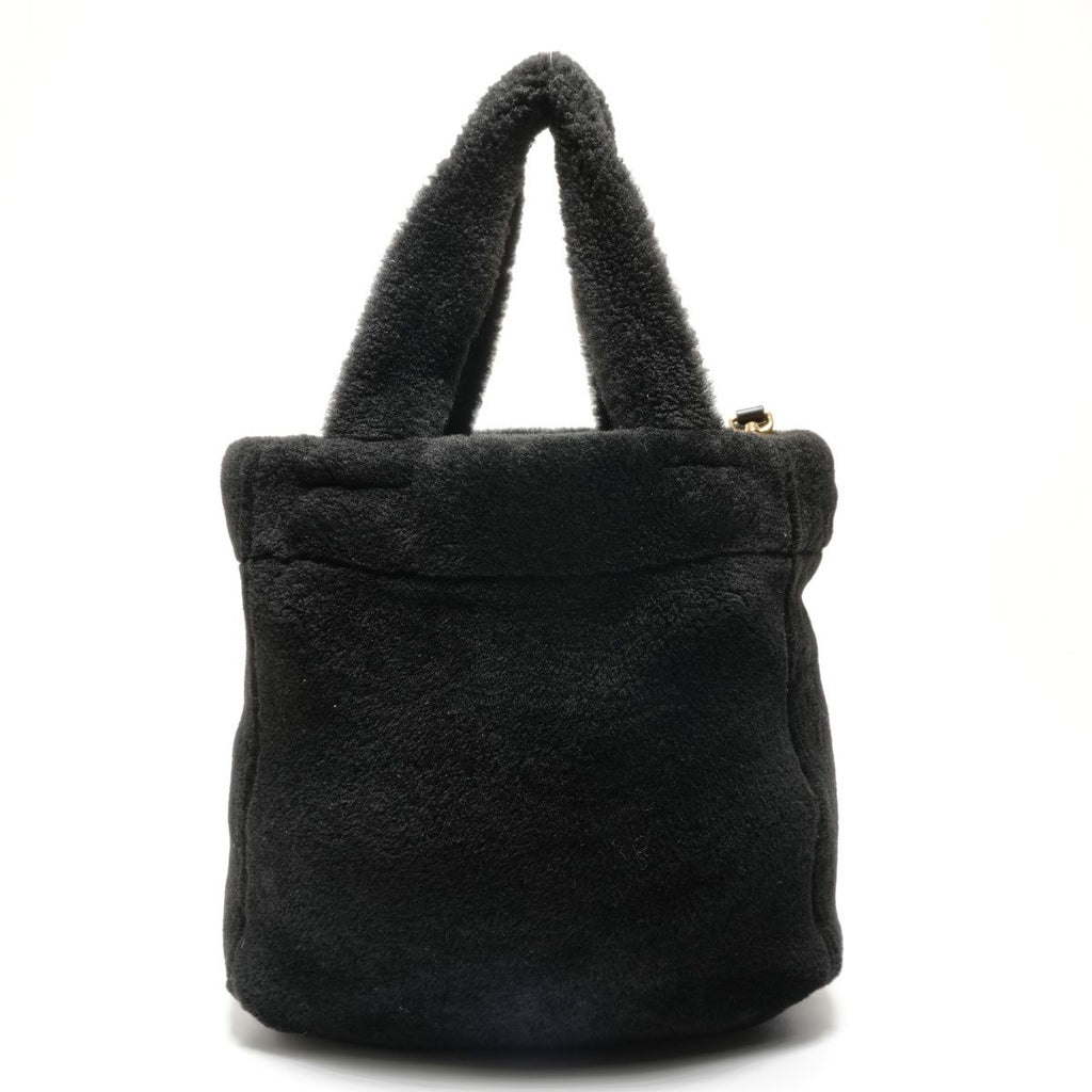 Prada Handbag Shearling Logo 2-Way — view 4