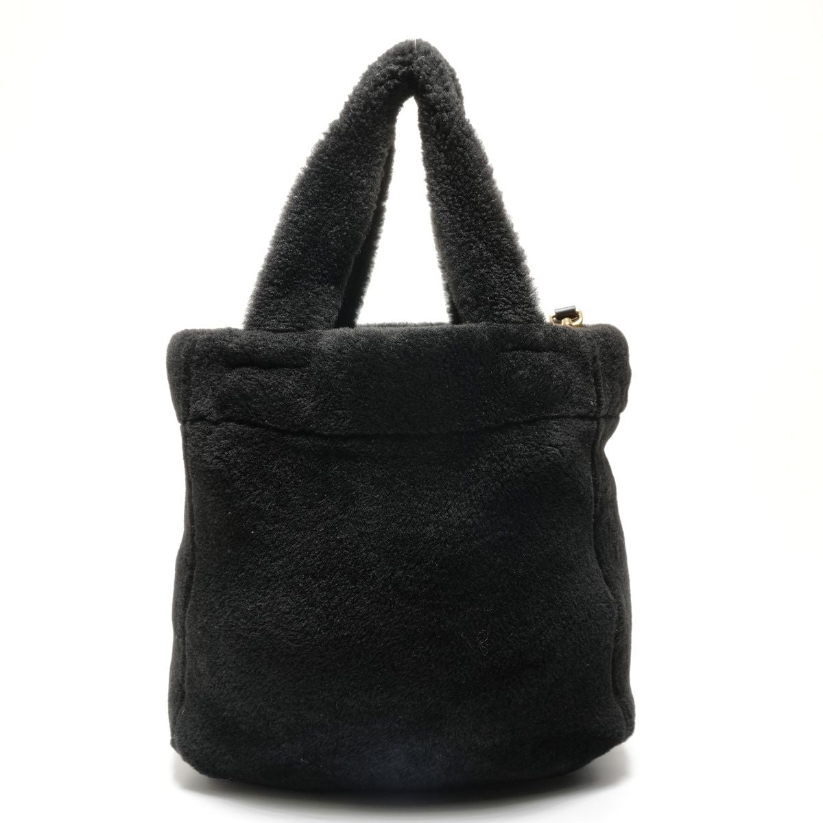 Prada Handbag Shearling Logo 2-Way — view 4