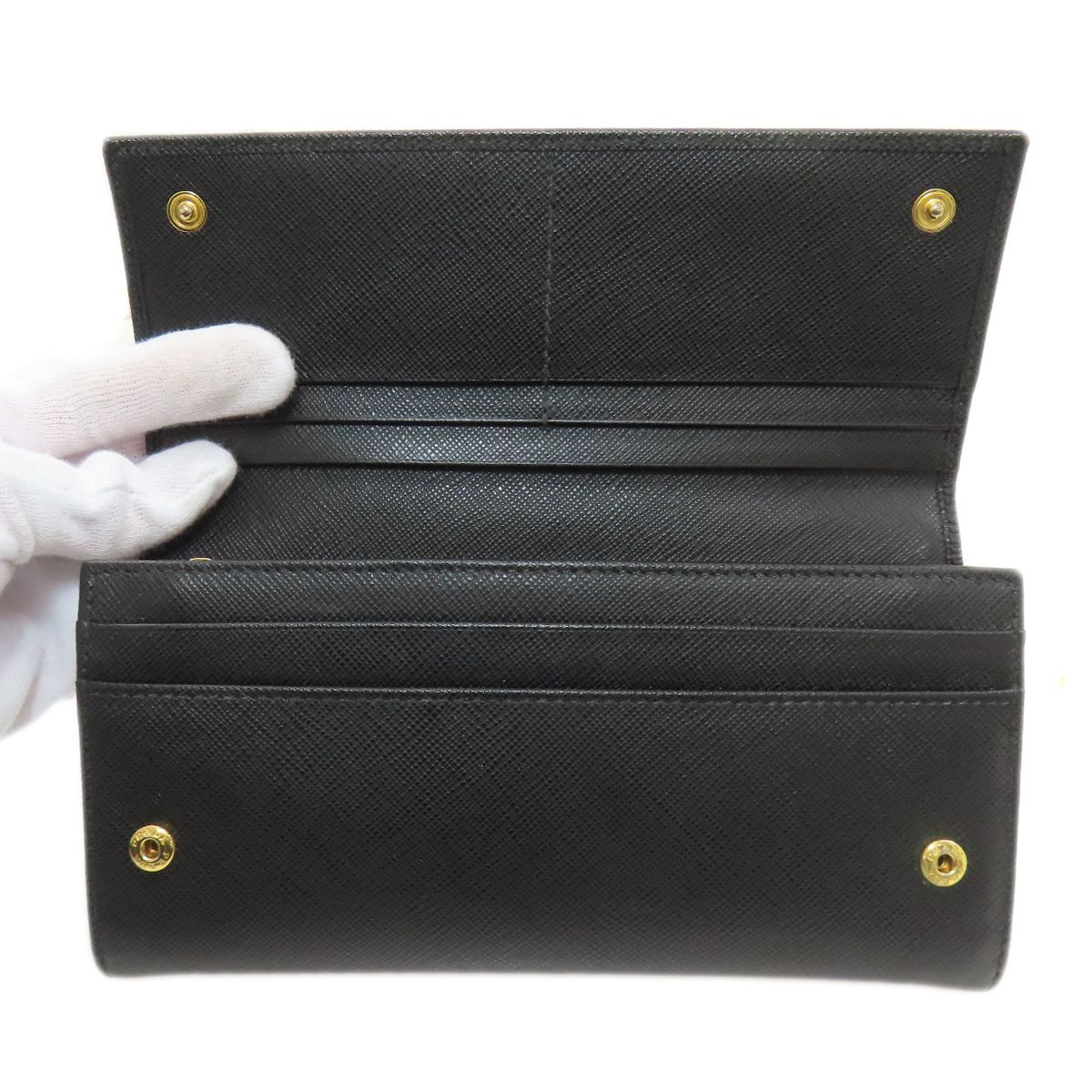Prada Logo Wallet Saffiano — view 4