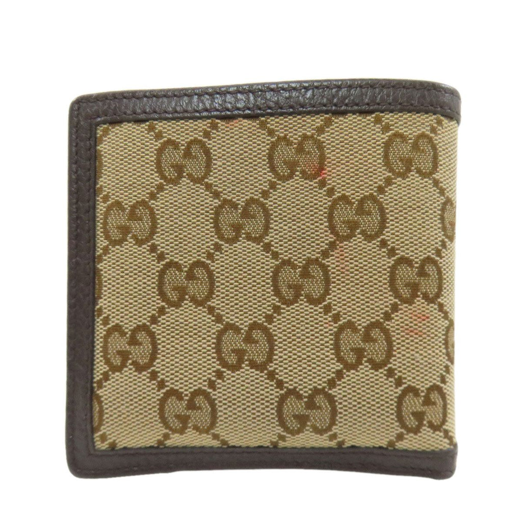 Gucci GG Bifold Wallet Canvas Leather — view 2