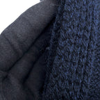Hermes Scarf Quarter Bash Cashmere Silk Fall/winter Marine — view 6