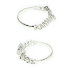 Hermes Bracelet Book le Series Inflexible GM 17 Silver — view 3