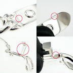Hermes Bracelet Book le Series Inflexible GM 17 Silver — view 9