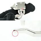 Hermes Bracelet Book le Series Inflexible GM 17 Silver — view 8