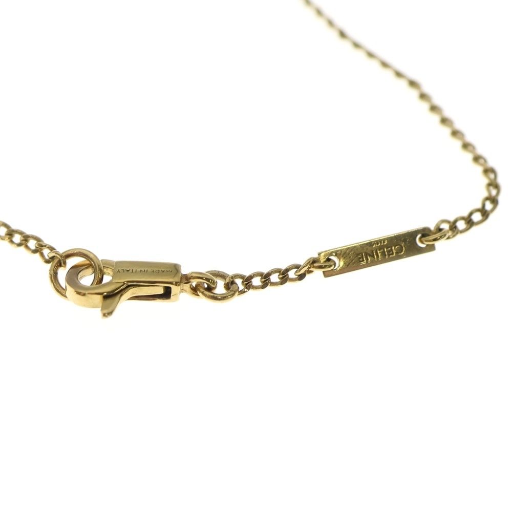 Celine Separable Chain Necklace Gold — view 3