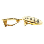 Chanel Logo Play Toy Ring Gold Earrings — view 4
