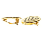 Chanel Logo Play Toy Ring Gold Earrings — view 5