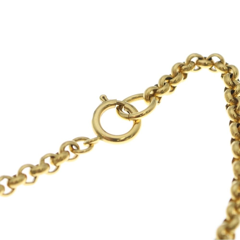 Chanel CC Logo Chain Necklace Gold — view 4