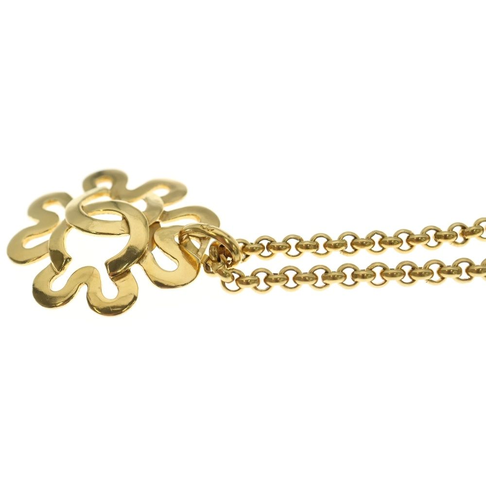 Chanel CC Logo Chain Necklace Gold — view 5