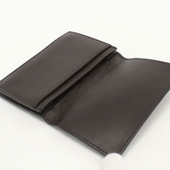 Bottega Veneta Business Card Case Intrecciato Holder Leather — view 3