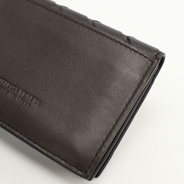 Bottega Veneta Business Card Case Intrecciato Holder Leather — view 4