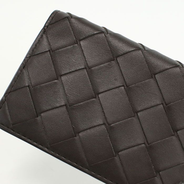Bottega Veneta Business Card Case Intrecciato Holder Leather — view 6