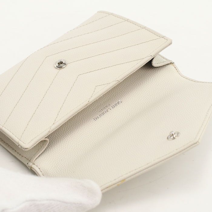 Saint Laurent Small Envelope Wallet Monogram Business Card Holder — view 3