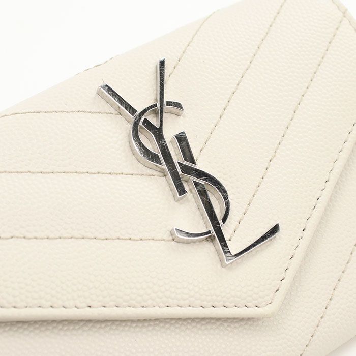 Saint Laurent Small Envelope Wallet Monogram Business Card Holder — view 7