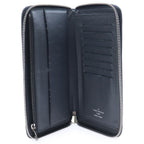 Louis Vuitton Zippy Wallet Vertical Taiga Noir Black Round — view 4