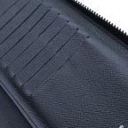 Louis Vuitton Zippy Wallet Vertical Taiga Noir Black Round — view 5
