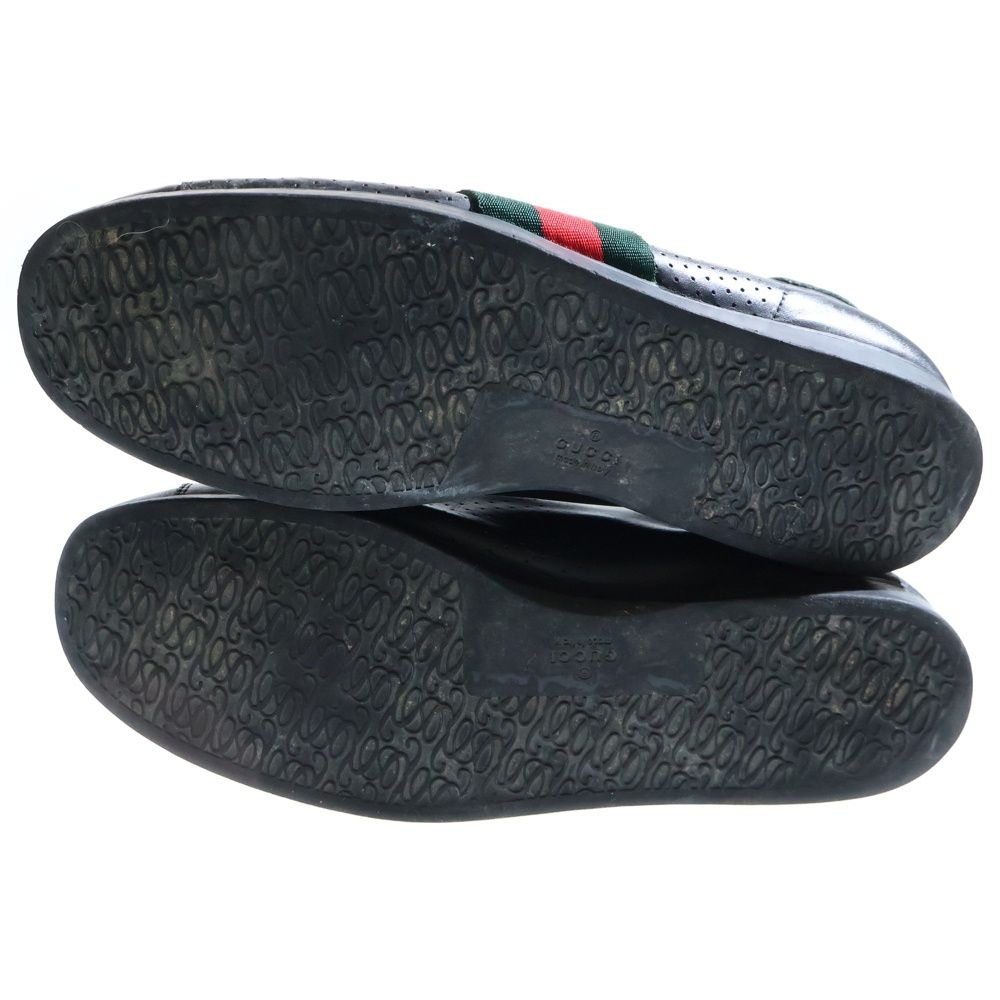 Gucci Sherry Line Leather Low Cut Sneakers Black — view 5