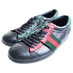 Gucci Sherry Line Leather Low Cut Sneakers Black — view 2
