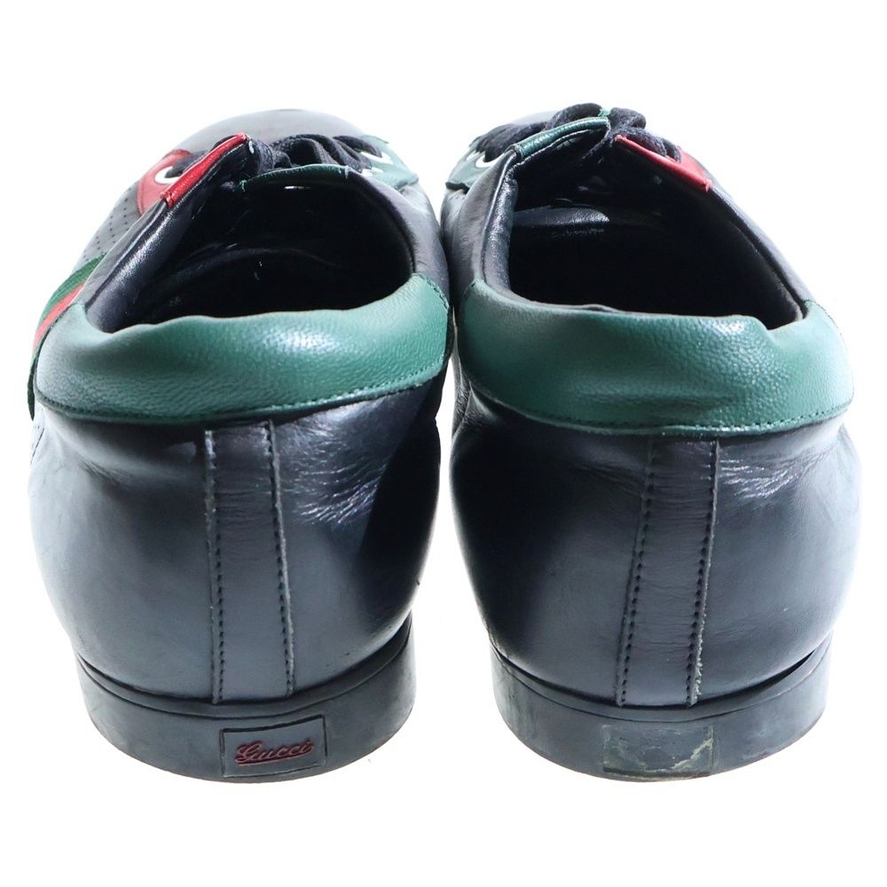 Gucci Sherry Line Leather Low Cut Sneakers Black — view 3