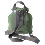 Prada Vera Backpack Khaki Green Nylon Silver — view 2