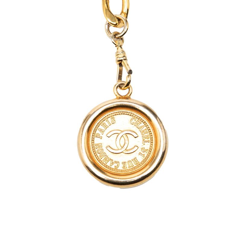 Chanel CC Logo 31 Rue Cambon Paris Chain Belt Gold Plated — view 2
