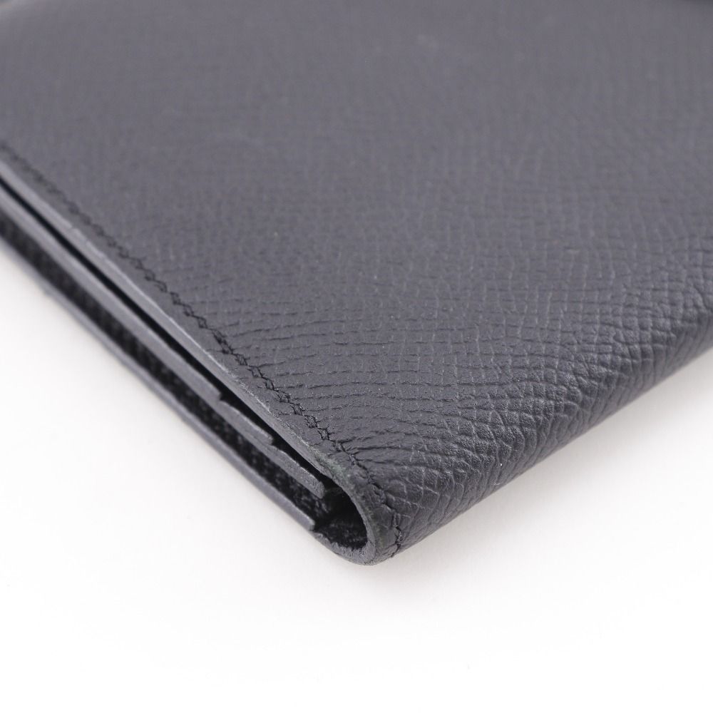 Hermes Bearn Souffle Veau Epsom Black Wallet — view 4