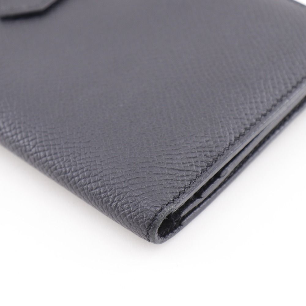 Hermes Bearn Souffle Veau Epsom Black Wallet — view 5