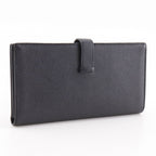 Hermes Bearn Souffle Veau Epsom Black Wallet — view 3
