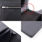 Hermes Bearn Souffle Veau Epsom Black Wallet — view 8