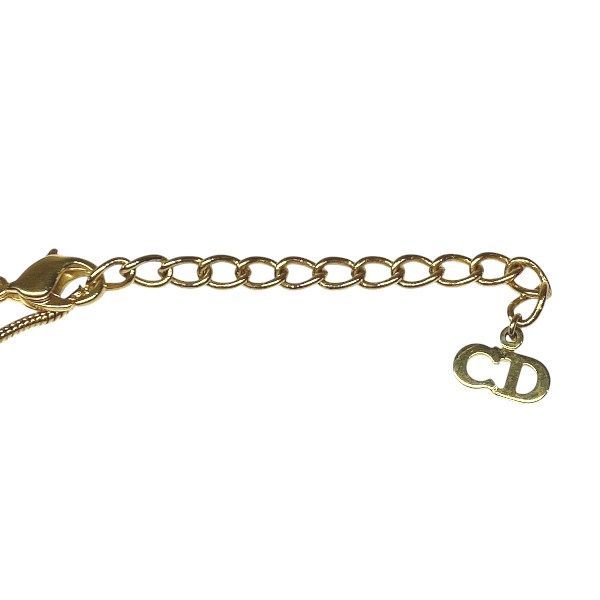 Dior Logo Necklace Gold — view 7