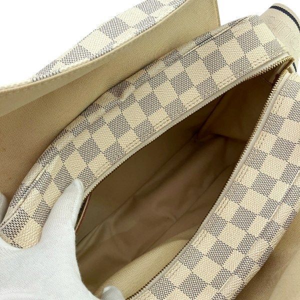 Louis Vuitton Damier Azur Naviglio Shoulder Bag — view 6