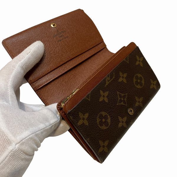 Louis Vuitton Monogram Porte Monnaievier Tresor L-shaped Zipper Wallet — view 3