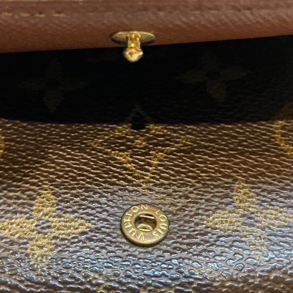 Louis Vuitton Monogram Porte Monnaievier Tresor L-shaped Zipper Wallet — view 7