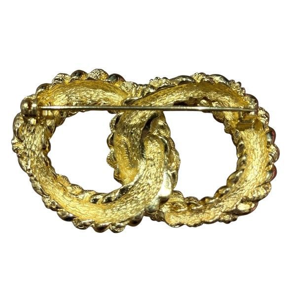 Dior Twin Rope Brooch — view 2