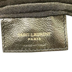 Saint Laurent Yves Purple Mesh Canvas Backpack — view 4