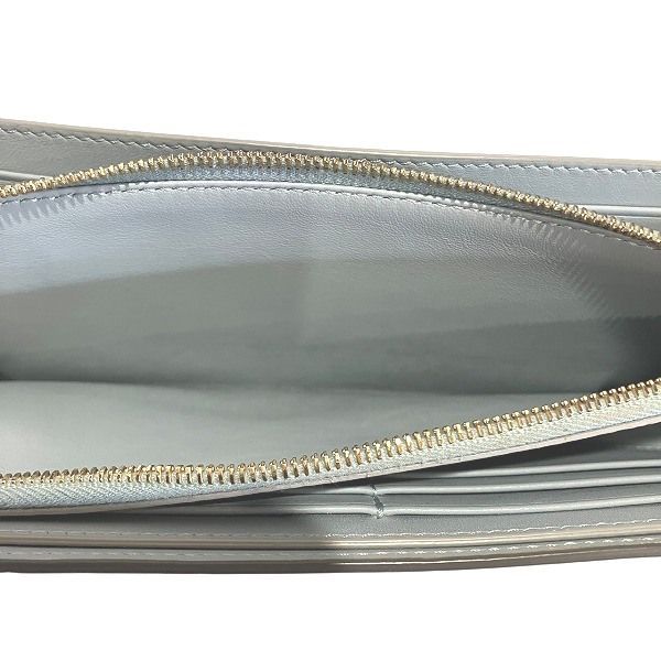 Celine Large Flap Multifunction Gray Leather Wallet — view 6