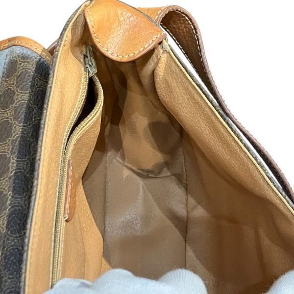 Celine Macadam Brown Shoulder Bag — view 5
