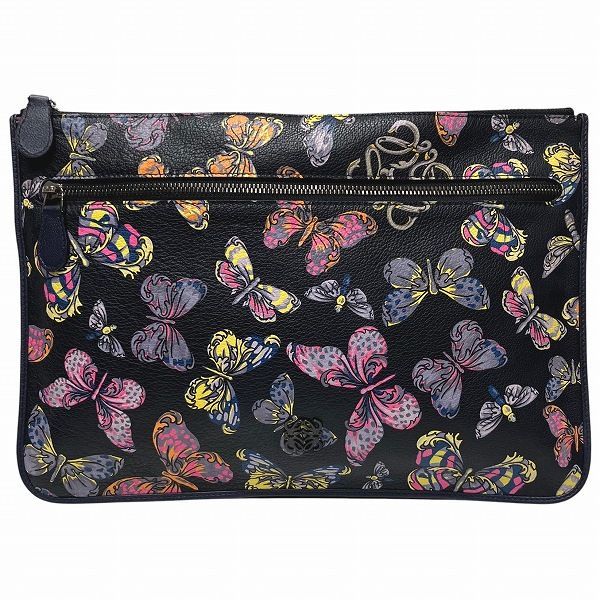 Loewe Tales Butterfly Multicolor Clutch