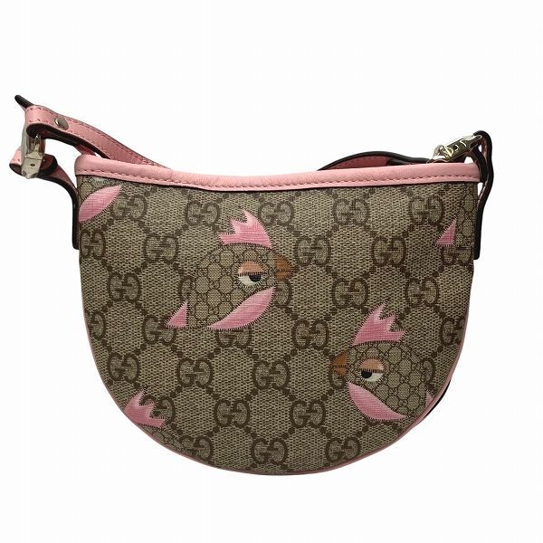 Gucci Children's Zoo Papagallo Pochette GG Supreme Shoulder — view 2