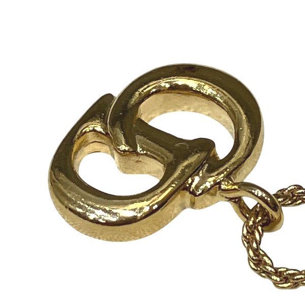 Dior CD Logo Gold Necklace — view 6