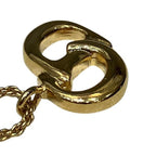 Dior CD Logo Gold Necklace — view 9