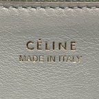 Celine Large Flap Multifunction Gray Leather Wallet — view 4