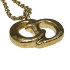 Dior CD Logo Gold Necklace — view 8