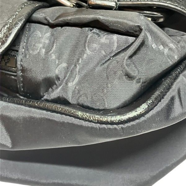 Gucci GG Nylon Black Shoulder Bag — view 6
