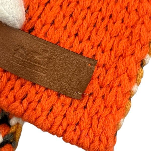 Hermes Sangle-a-Boucle Grande Tenue Cashmere Knit Large Scarf — view 5